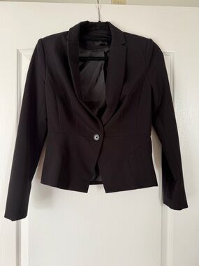 Worthington Black Single-Button Tailored Blazer
